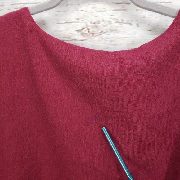 Soft Surroundings Women's Linen Blend Asymmetrical Tunic Top Size XS - Picture 9 of 12